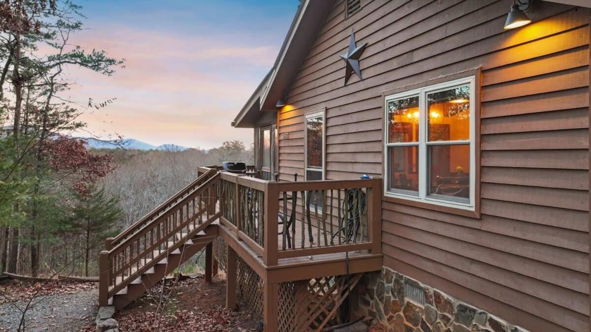 Mountain Views Hot Tub Firepit Close To Town Blue Ridge Exterior foto