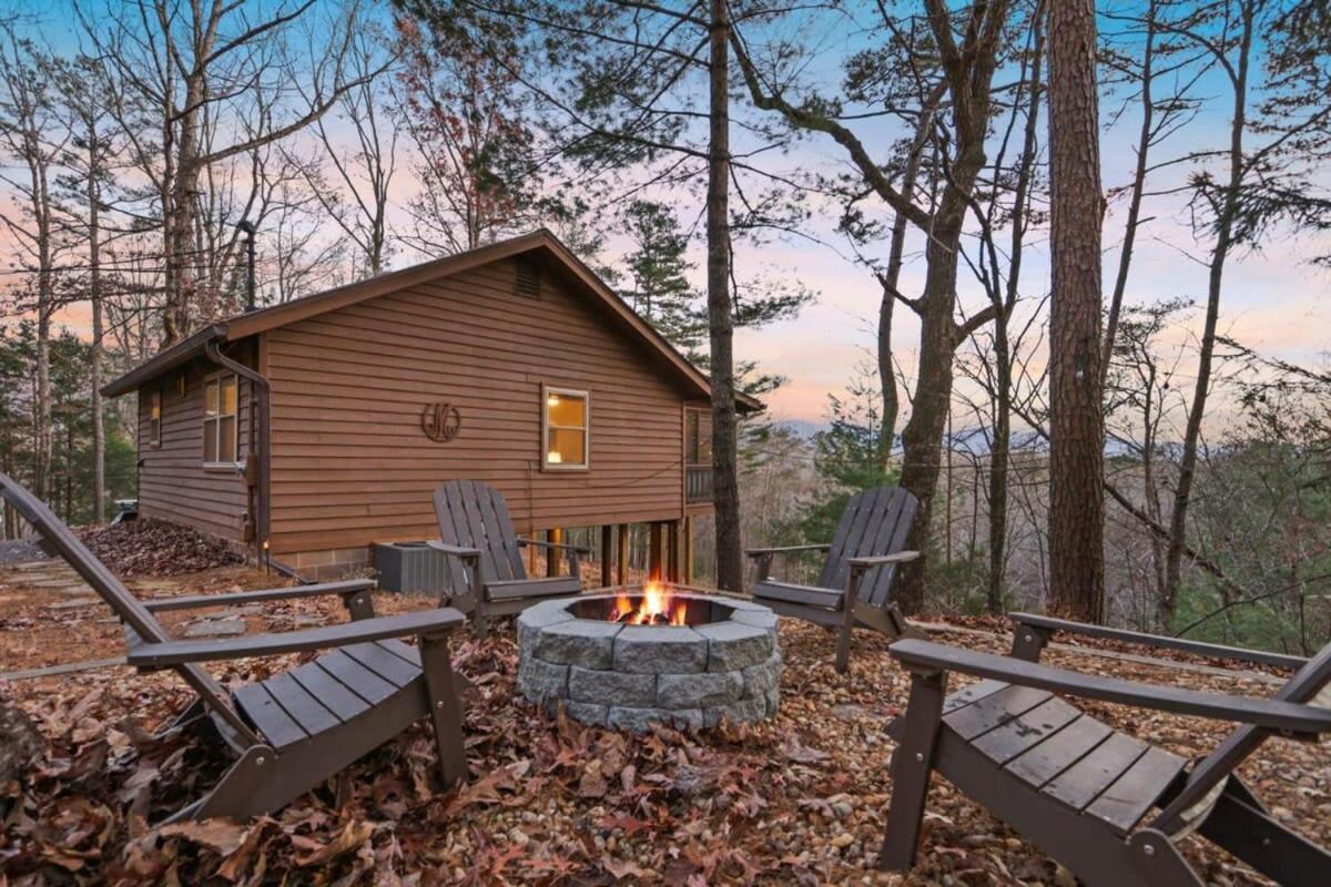 Mountain Views Hot Tub Firepit Close To Town Blue Ridge Exterior foto